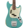 Fender JMJ Road Worn Mustang Bass - Faded Daphne Blue
