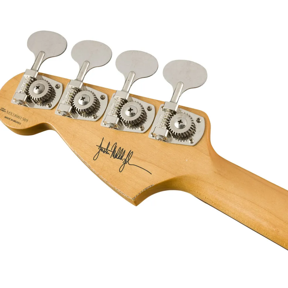 Fender JMJ Road Worn Mustang Bass - Faded Daphne Blue