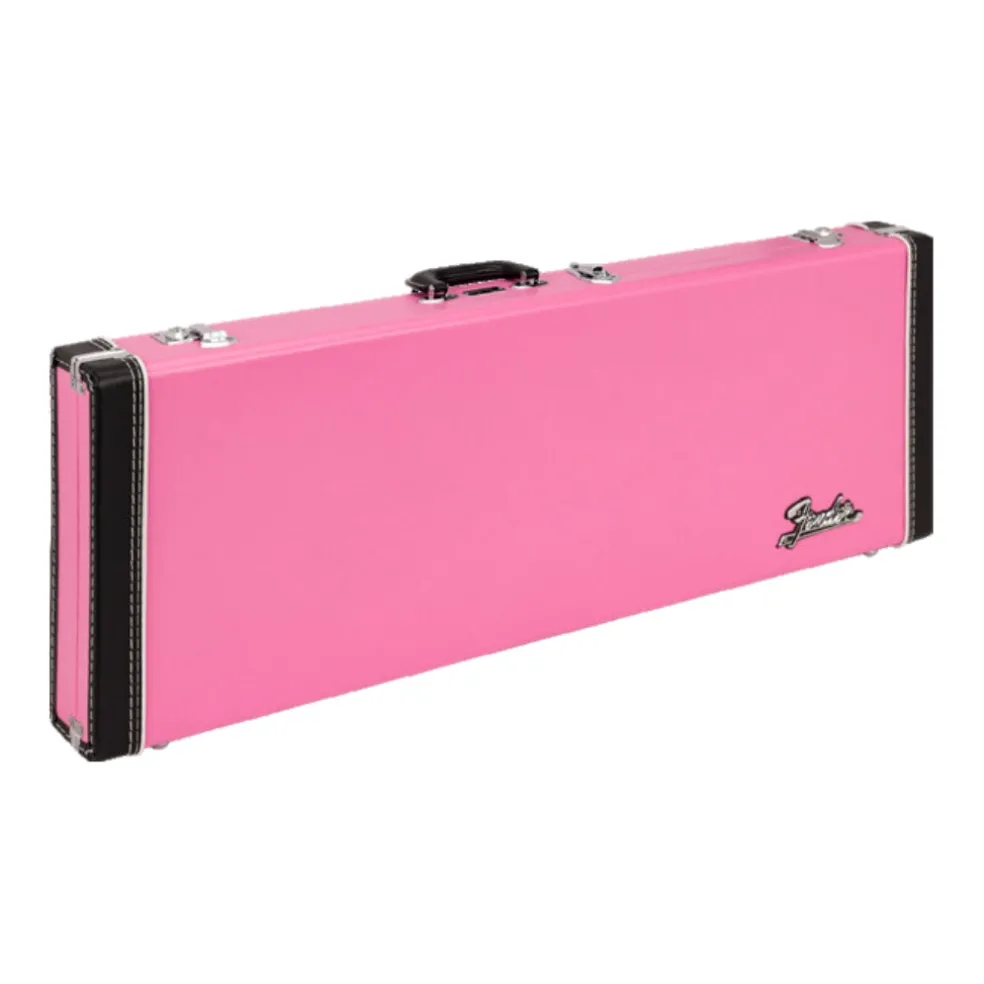 Fender Joe Strummer Stratocaster Telecaster Case - Pink Leopard