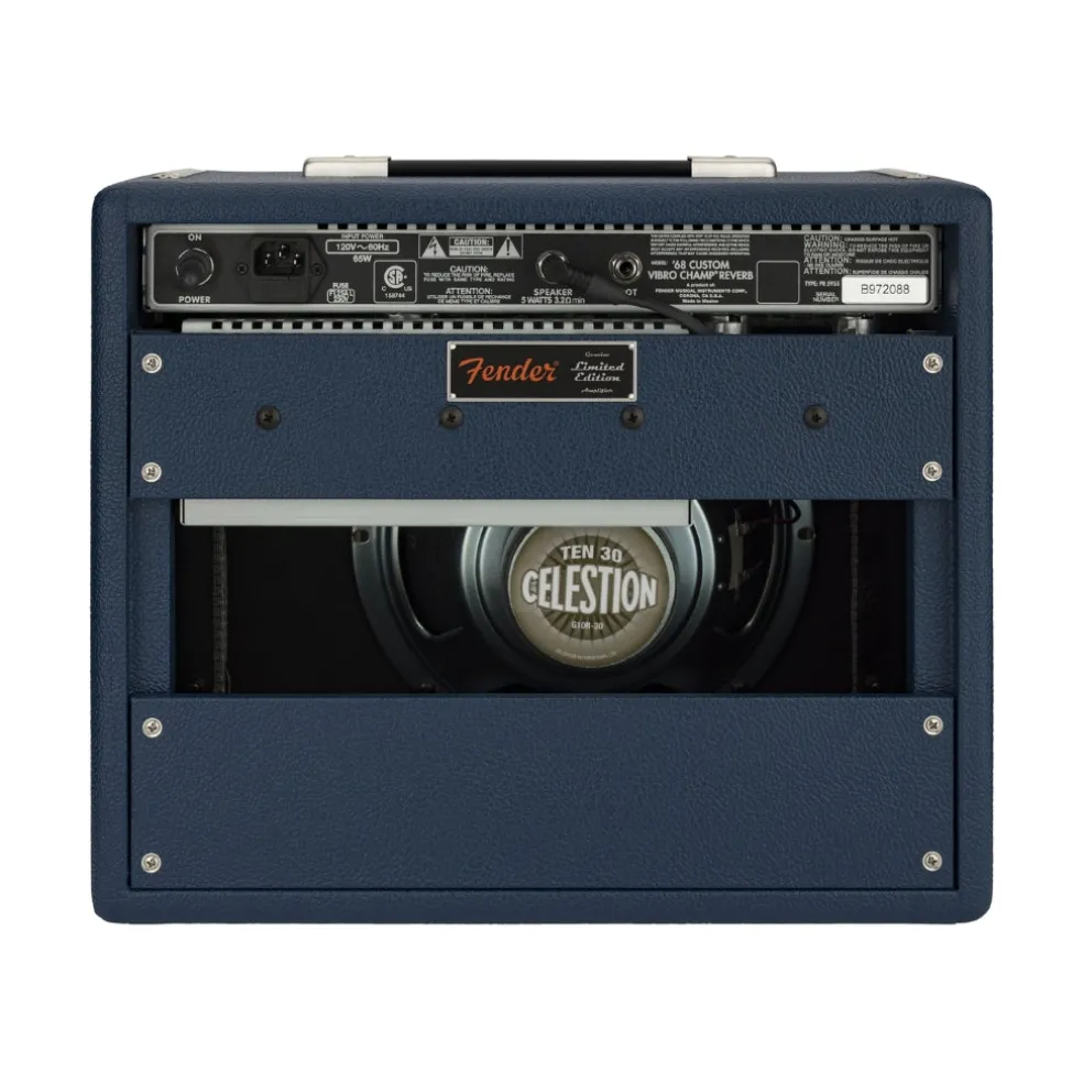 Fender Limited Edition 68 Custom Vibro Champ in Navy Blue