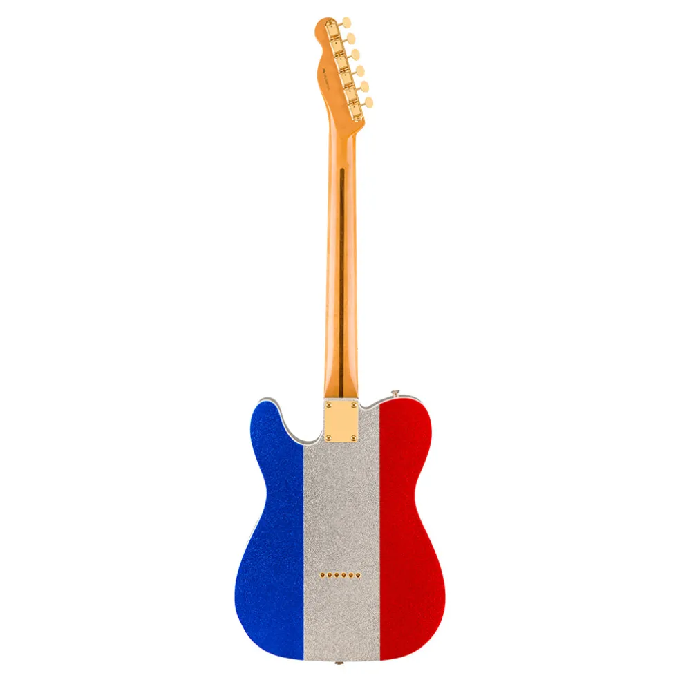 Fender Limited Edition Buck Owens Telecaster with Maple Fingerboard - Red Silver and Blue Sparkle