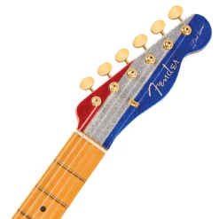 Fender Limited Edition Buck Owens Telecaster with Maple Fingerboard - Red Silver and Blue Sparkle