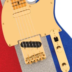 Fender Limited Edition Buck Owens Telecaster with Maple Fingerboard - Red Silver and Blue Sparkle