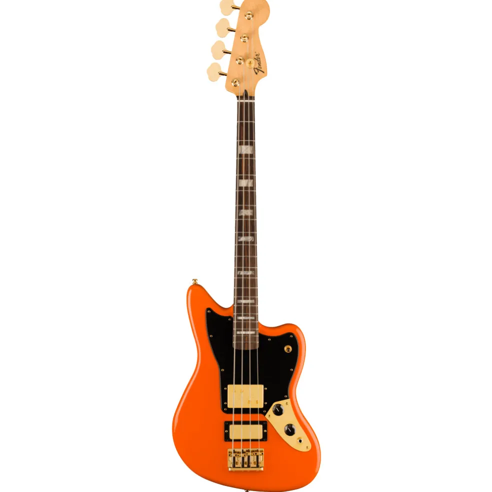 Fender Limited Edition Mike Kerr Jaguar Bass, Rosewood Fingerboard - Tiger's Blood Orange