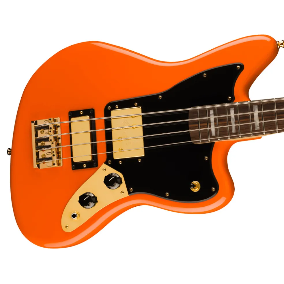 Fender Limited Edition Mike Kerr Jaguar Bass, Rosewood Fingerboard - Tiger's Blood Orange