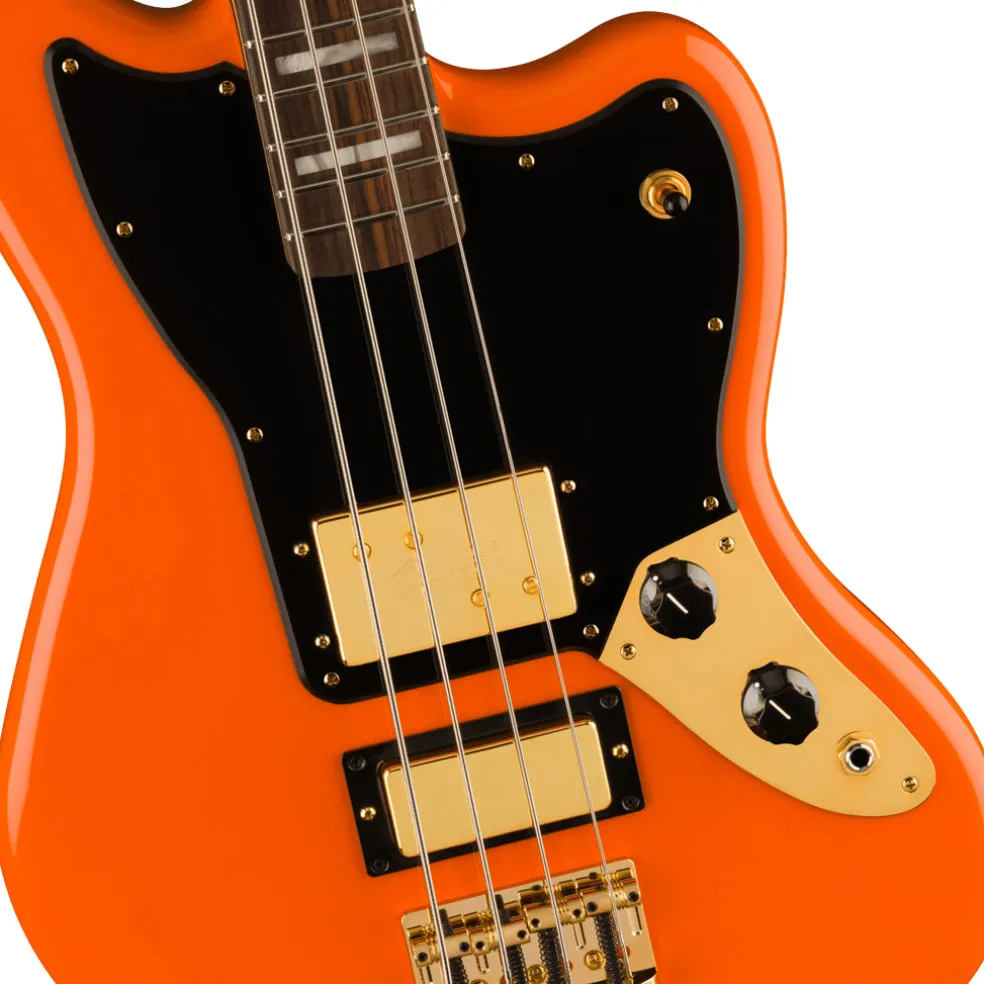 Fender Limited Edition Mike Kerr Jaguar Bass, Rosewood Fingerboard - Tiger's Blood Orange