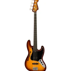 Fender Limited Edition Suona Jazz Bass® Thinline, Ebony Fingerboard, Violin Burst