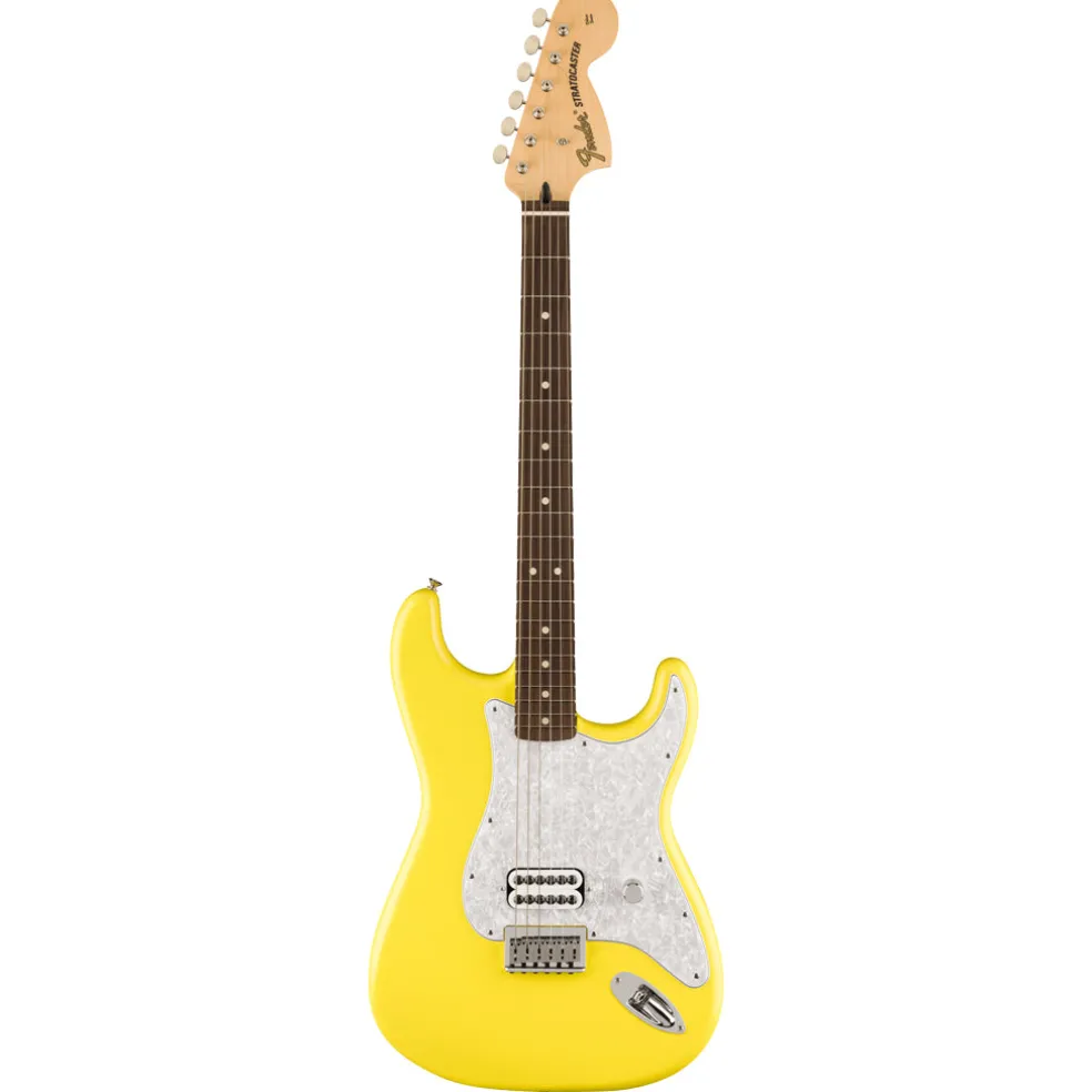 Fender Limited Edition Tom Delonge Stratocaster®, Rosewood Fingerboard, Graffiti Yellow