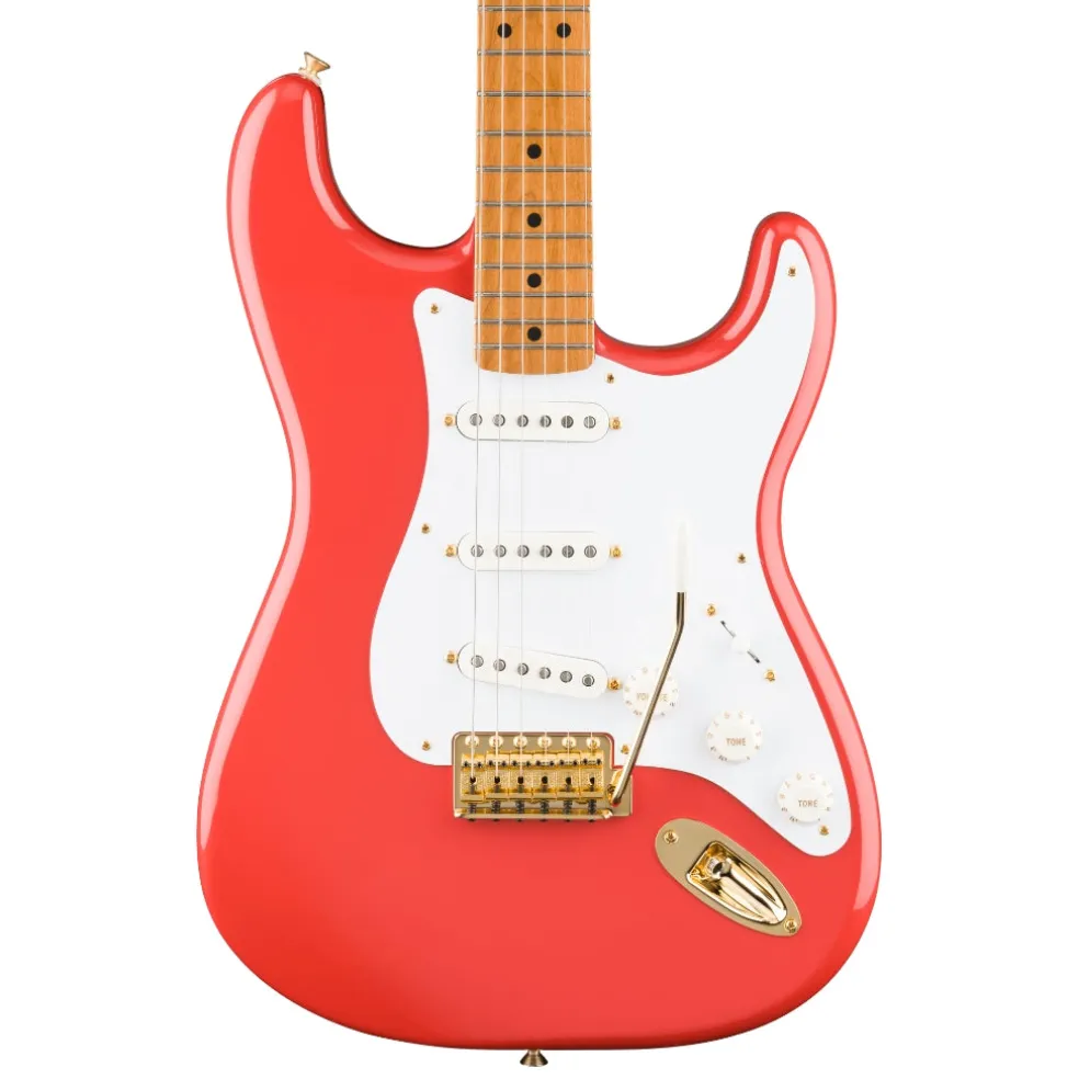 Fender Limited Edition Vintera II '50s Stratocaster Electric Guitar - Fiesta Red, Roasted Maple Fingerboard