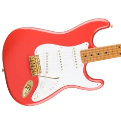 Fender Limited Edition Vintera II '50s Stratocaster Electric Guitar - Fiesta Red, Roasted Maple Fingerboard