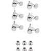 Fender Locking Stratocaster/Telecaster Staggered Tuning Machines - Polished Chrome - Set of 6