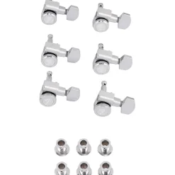 Fender Locking Stratocaster/Telecaster Staggered Tuning Machines - Polished Chrome - Set of 6