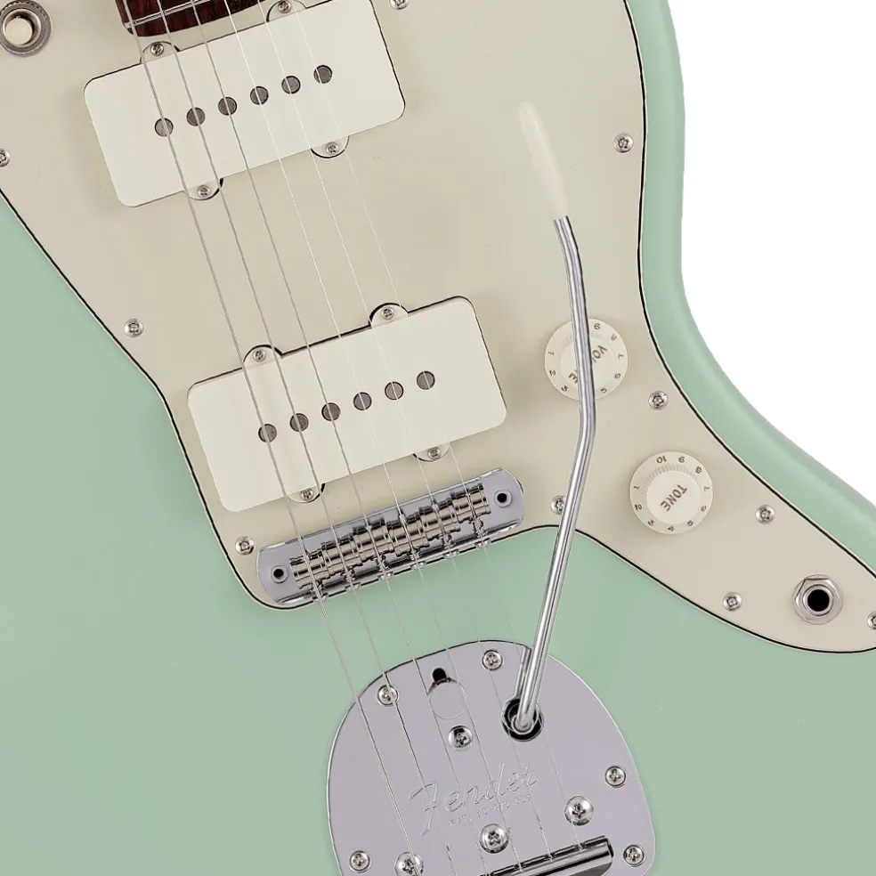 Fender Made in Japan Junior Collection Jazzmaster®, Rosewood Fingerboard, Satin Surf Green