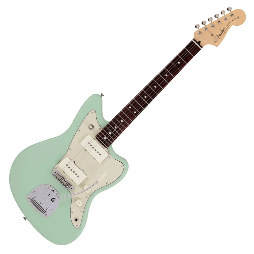 Fender Made in Japan Junior Collection Jazzmaster®, Rosewood Fingerboard, Satin Surf Green