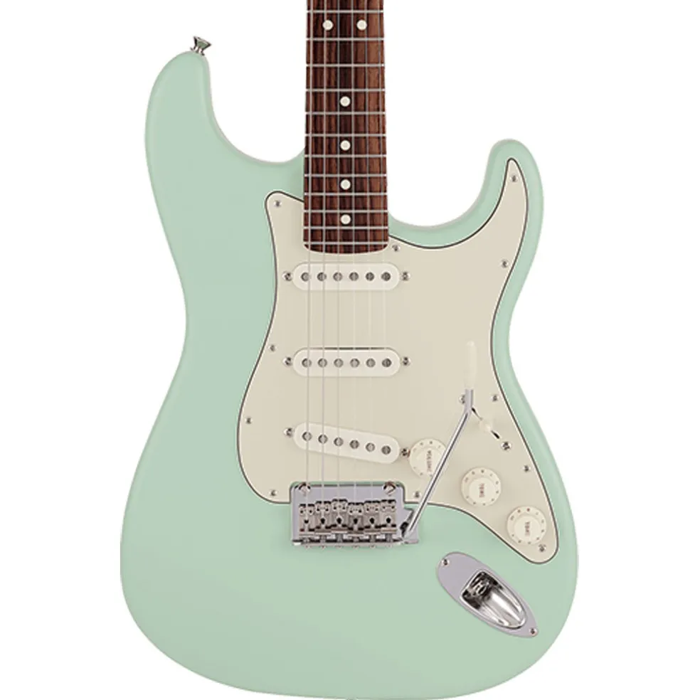 Fender Made in Japan Junior Collection Stratocaster®, Rosewood Fingerboard, Satin Surf Green