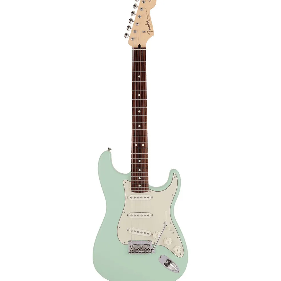 Fender Made in Japan Junior Collection Stratocaster®, Rosewood Fingerboard, Satin Surf Green