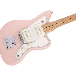 Fender Made in Japan Junior Collection Jazzmaster®, Maple Fingerboard, Satin Shell Pink
