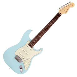 Fender Made in Japan Junior Collection Stratocaster®, Rosewood Fingerboard, Satin Daphne Blue