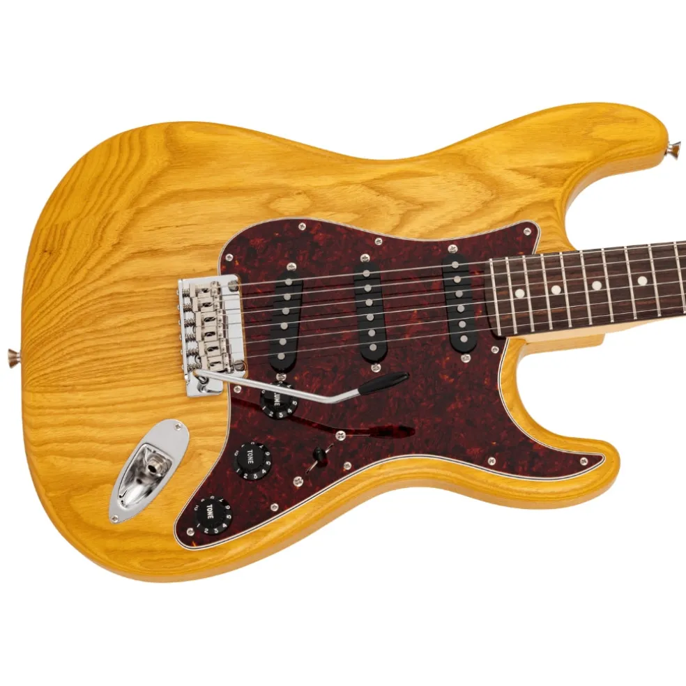 Fender Made in Japan Limited Stratocaster Raw Ash - Vintage Natural