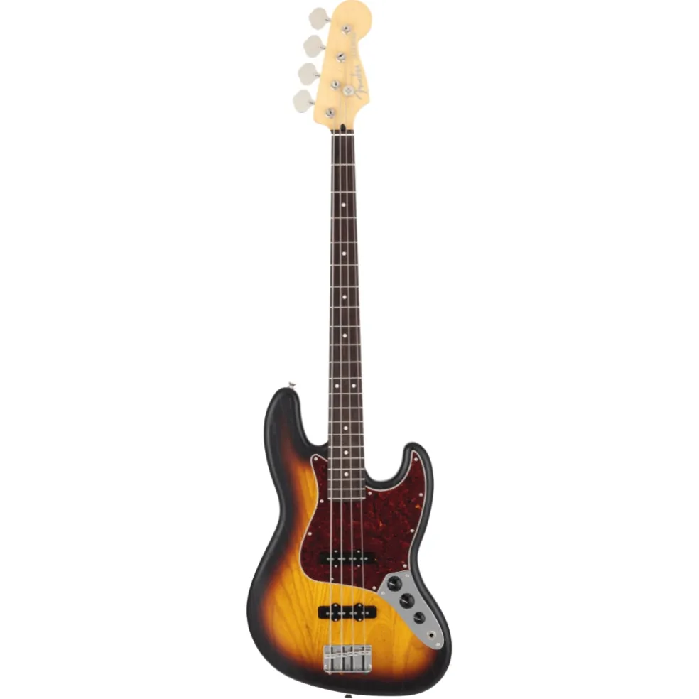 Fender Made in Japan Limited Jazz Bass Raw Ash - 3 Color Sunburst