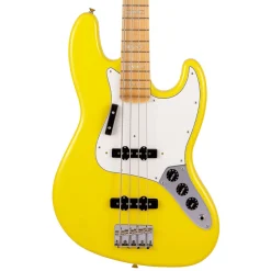 Fender Made in Japan Limited International Color Jazz Bass, Maple Fingerboard, Monaco Yellow