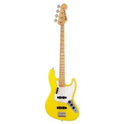 Fender Made in Japan Limited International Color Jazz Bass, Maple Fingerboard, Monaco Yellow