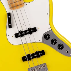 Fender Made in Japan Limited International Color Jazz Bass, Maple Fingerboard, Monaco Yellow