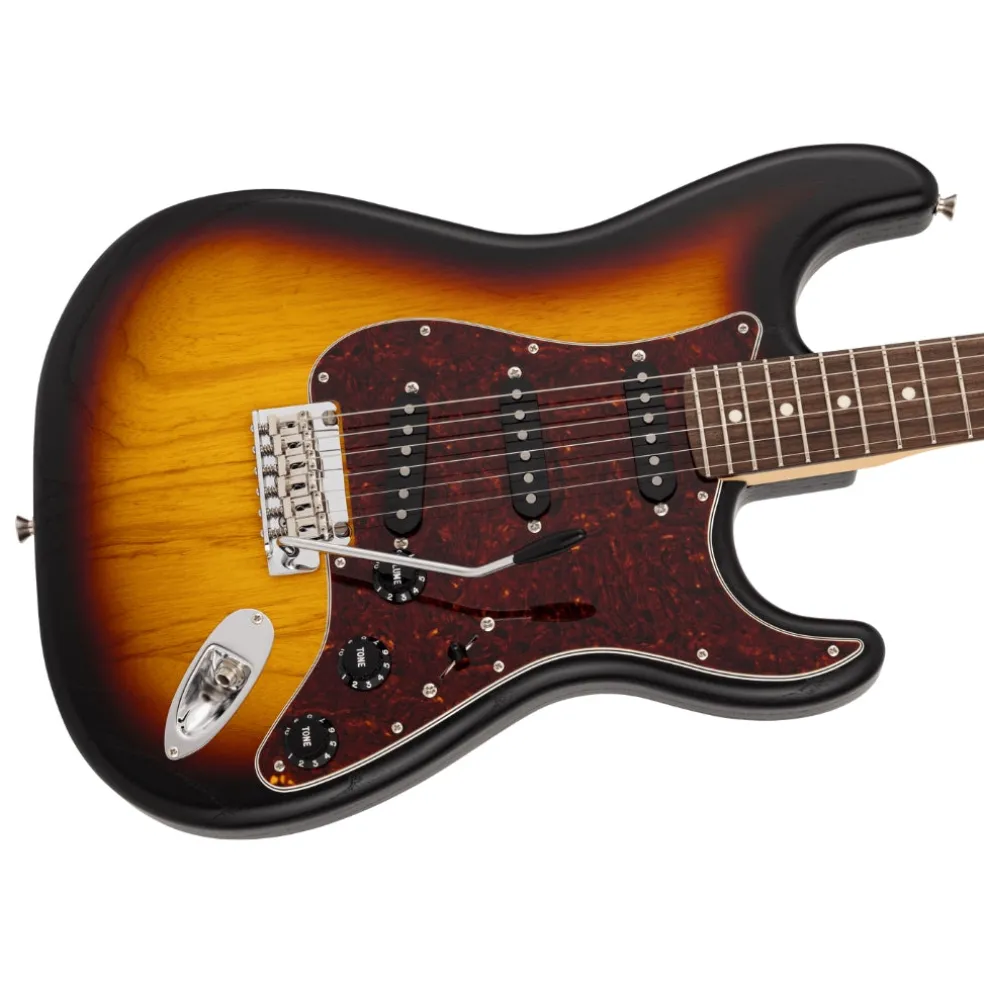 Fender Made in Japan Limited Stratocaster Raw Ash - 3 Color Sunburst