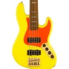 Fender MonoNeon Jazz Bass® V, Maple Fingerboard, Neon Yellow
