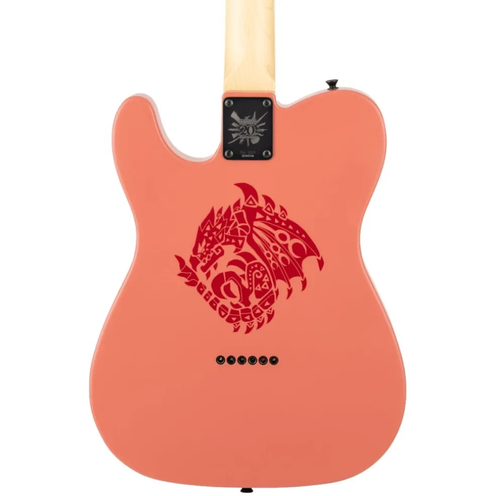 Fender Monster Hunter Rathalos Telecaster, Rosewood Fingerboard - Rathalos Red