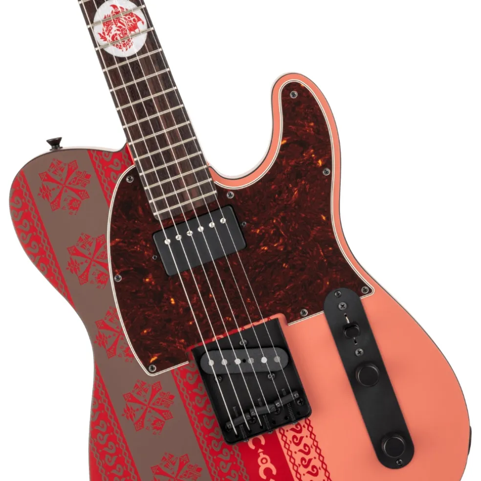 Fender Monster Hunter Rathalos Telecaster, Rosewood Fingerboard - Rathalos Red
