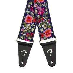 Fender Mosaic Jacquard Guitar Strap - Blue, 2"