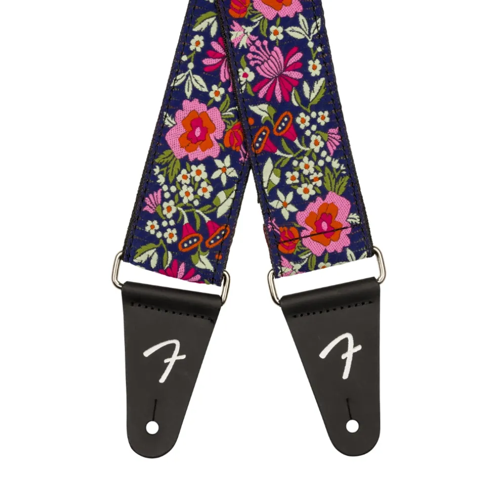 Fender Mosaic Jacquard Guitar Strap - Blue, 2"