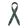 Fender Mosaic Jacquard Guitar Strap - Green, 2"