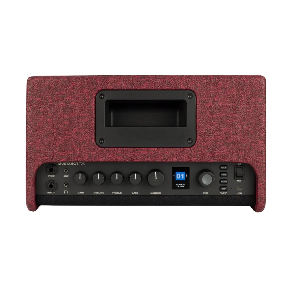 Fender Mustang LT 25 1 x 8-inch 25-watt Combo Amp - Wine Red
