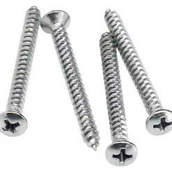 Fender Neck Mounting Screws - Chrome - 4 pcs.