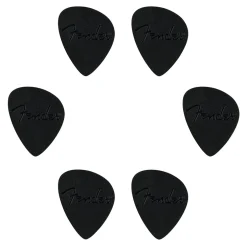 Fender Offset Picks in Black 6 Pack