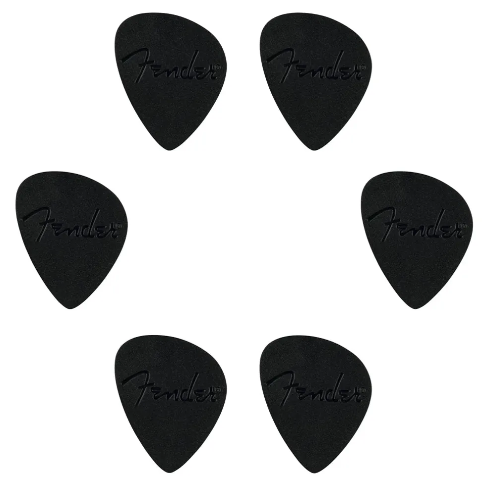 Fender Offset Picks in Black 6 Pack