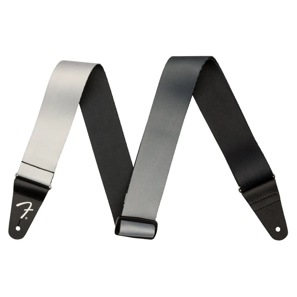 Fender Ombré Strap, Silver Smoke, 2"