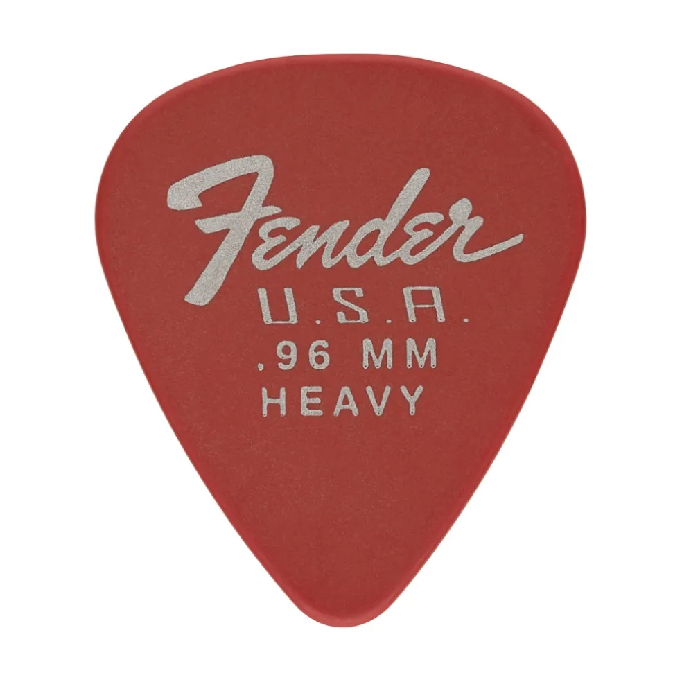 Fender Original Delrin Guitar Picks 12-pack - .96mm Fiesta Red