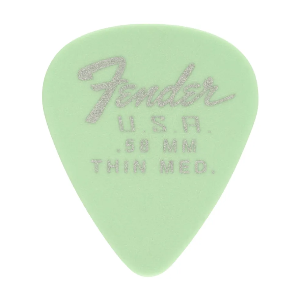 Fender Original Delrin Guitar Picks 12-pack - .58mm Surf Green