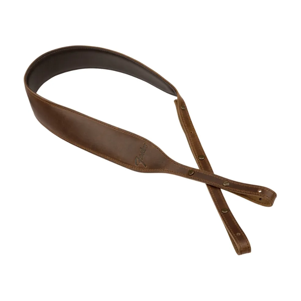 Fender Paramount Banjo Leather Strap in Brown