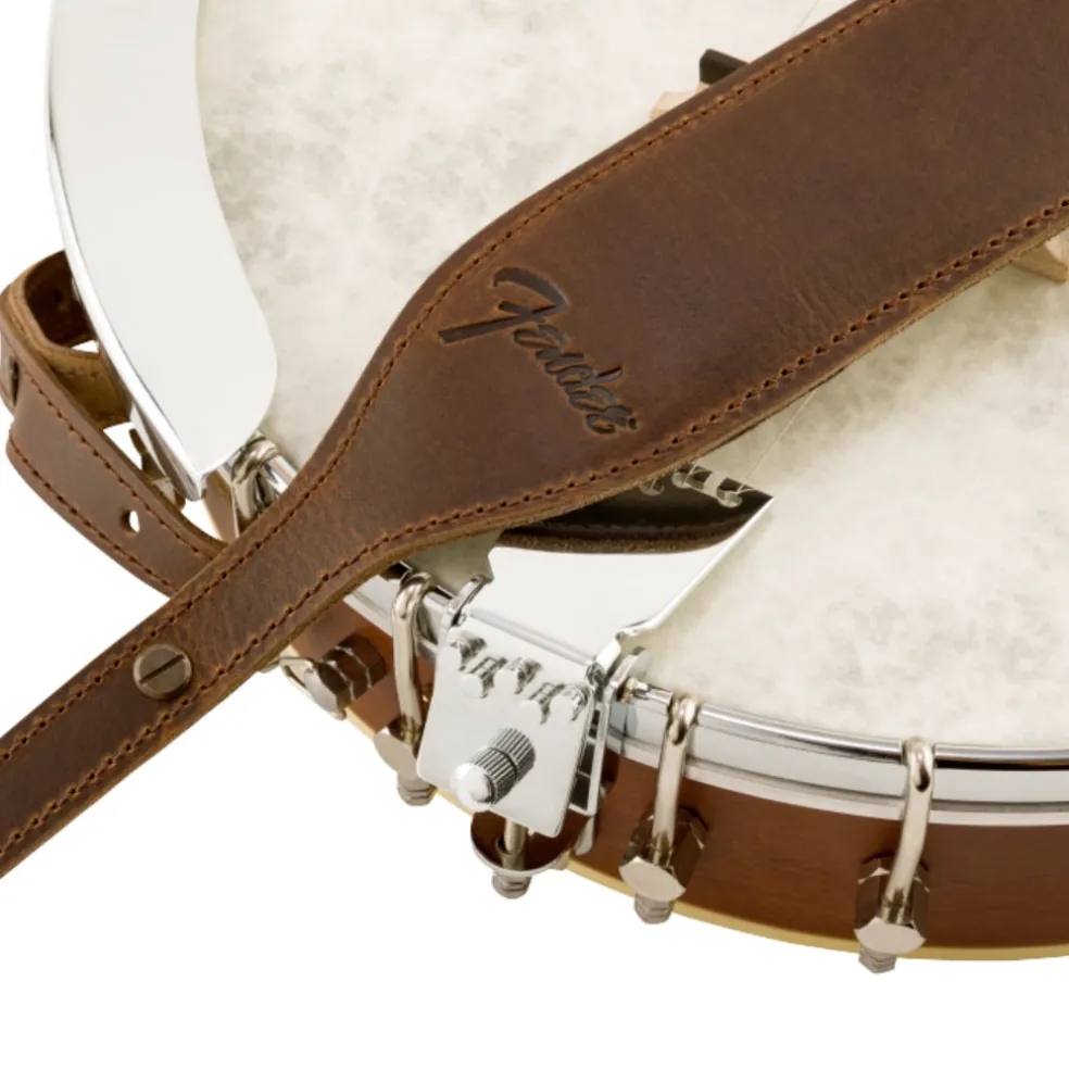 Fender Paramount Banjo Leather Strap in Brown