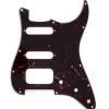 Fender Pickguard, Stratocaster® H/S/S (3-Screw Mount HB), 11-Hole Mount, Brown Shell, 4-Ply