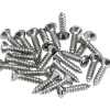 Fender Pickguard/Control Plate Mounting Screws - Chrome - 24 pcs.