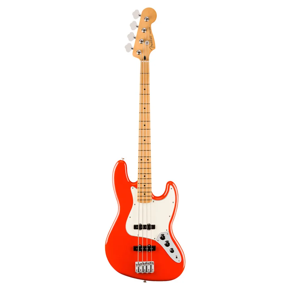 Fender Player II Jazz Bass Maple Fretboard Coral Red