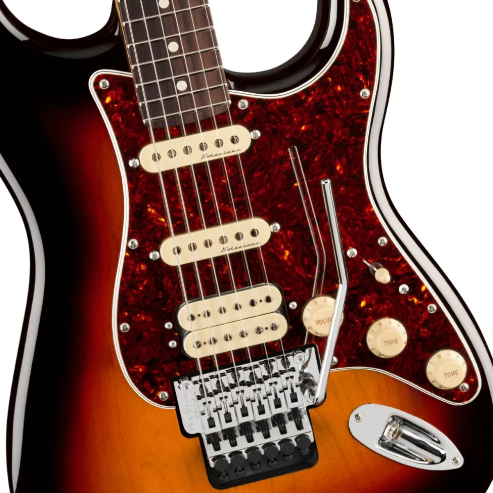 Fender Player II Modified Stratocaster HSS Floyd Rose - 3-Color Sunburst, Rosewood Fingerboard