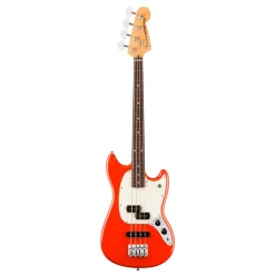 Fender Player II Mustang Bass Rosewood Fretboard Coral Red