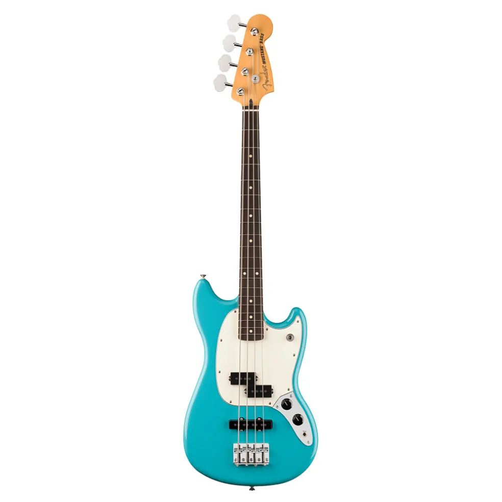 Fender Player II Mustang Bass Rosewood Fretboard Aquatone Blue