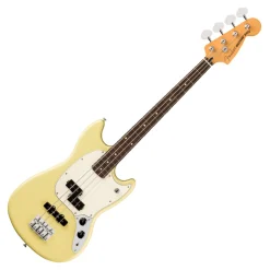 Fender Player II Mustang Bass Rosewood Fretboard Hialeah Yellow